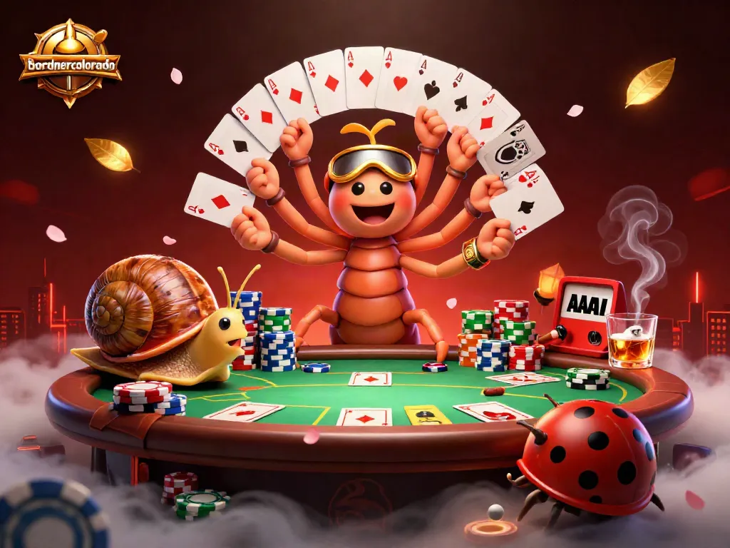 Experience thrilling play at bordnercolorado with a lively casino scene featuring unique characters and exciting game elements.