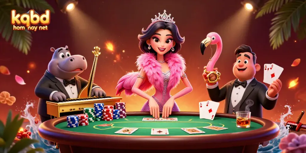 Bet on the latest scores with kqbd hom nay net, vibrant casino scene with gaming action.